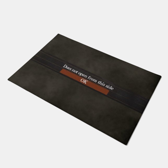 Dark Souls doormat, Does not open from this side Doormat (Angled)