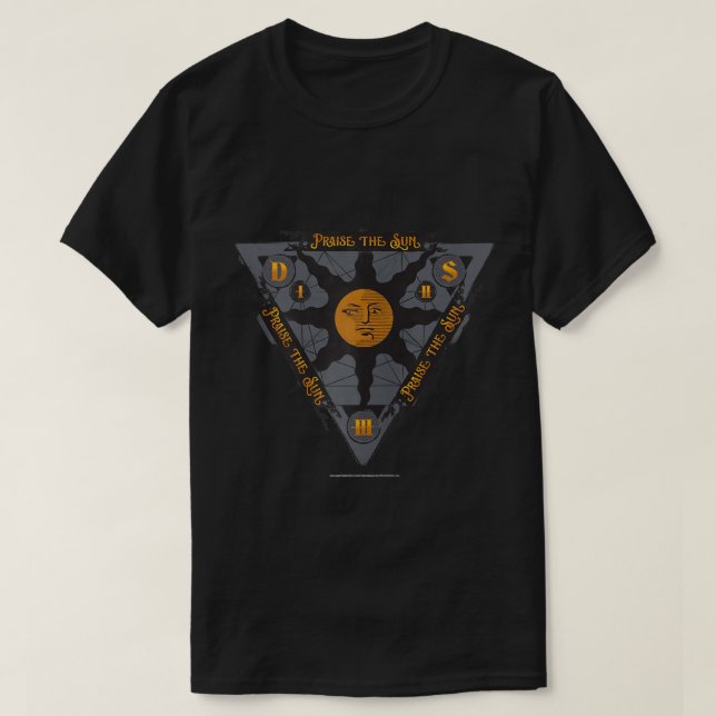 DARK SOULS Praise the Sun Zip Hoodie4159 T-Shirt (Design Front)