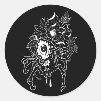 Dark Spider Classic Round Sticker
