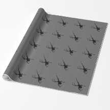 dark spider wrapping paper