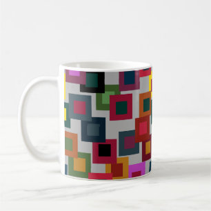 Dark Squares on Light Coffee Mug