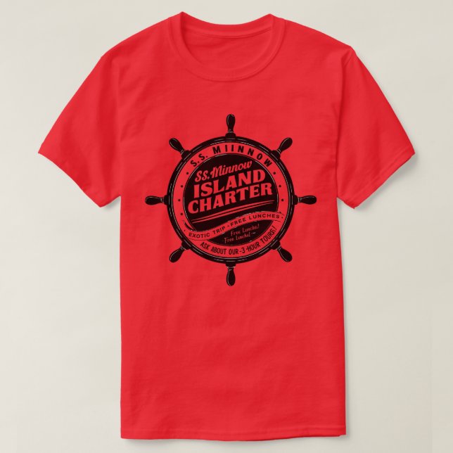 dark SS Minnow Tour TShirt (Design Front)