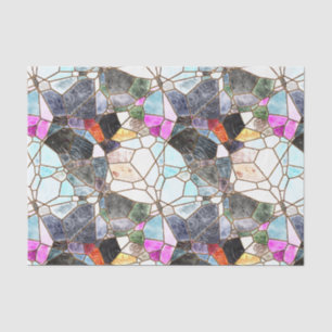 Dark Stained Glass Decoupage Tissue Paper