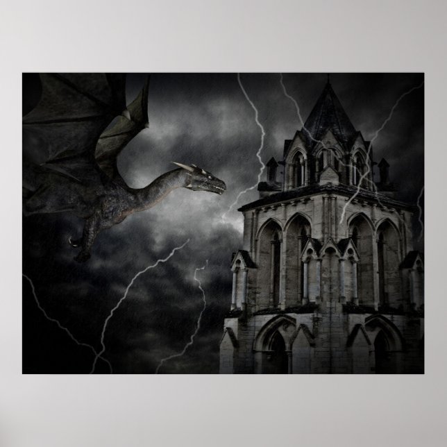 Dark stormy night print (Front)