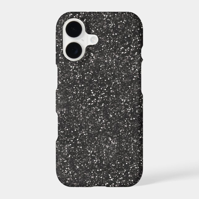 Dark Stylish Silver Grey Glitter (Back)