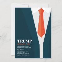 Dark Suit Red Tie Inauguration Party