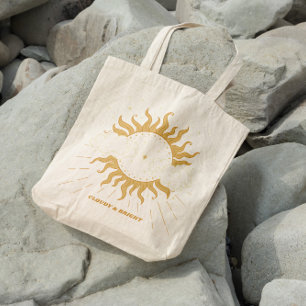 Dark Sun And Clouds Tote Bag