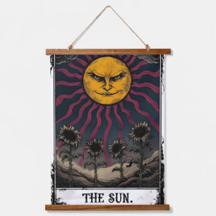 Dark Sun Tarot Hanging Tapestry