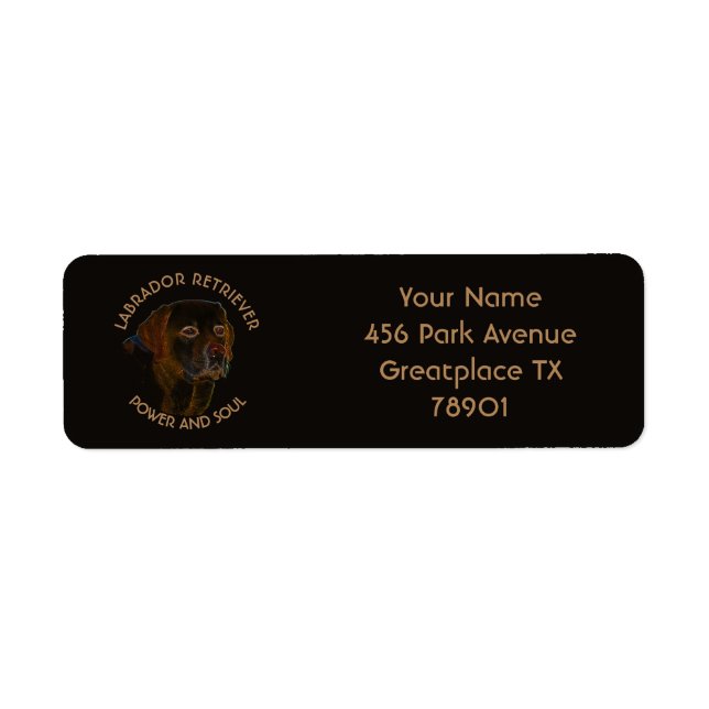 Dark Surreal Labrador Retriever Design (Front)