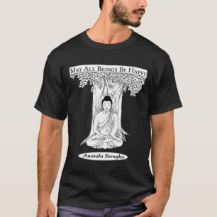Dark T-shirt image of Buddha