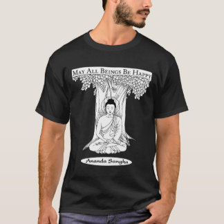 Dark T-shirt image of Buddha