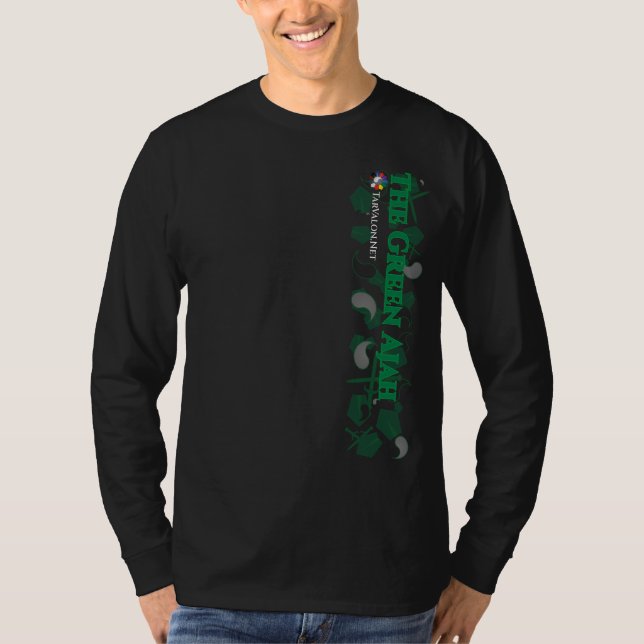 Dark TarValon.Net Green Scattered Pennants Top (Front)