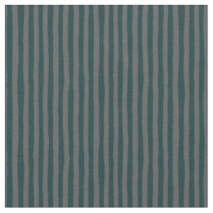 Dark Teal & Dark Gray Wonky Stripes Fabric