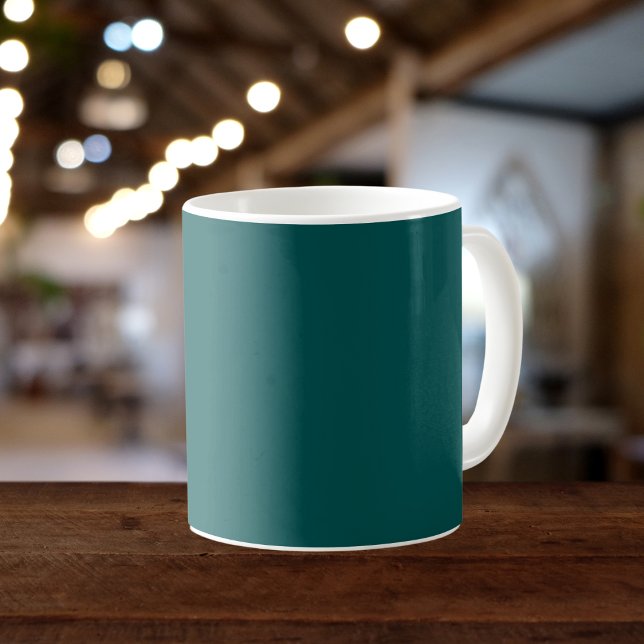 Dark Teal Solid Colour Coffee Mug (Creator Uploaded)