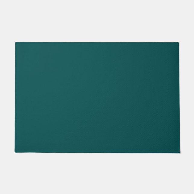  Dark Teal  (solid colour)  Doormat (Front)