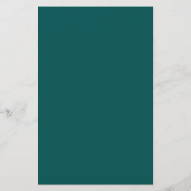 Dark Teal Solid Colour Flyer (Front)