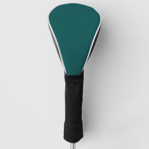 Dark Teal Solid Colour Golf Head Cover