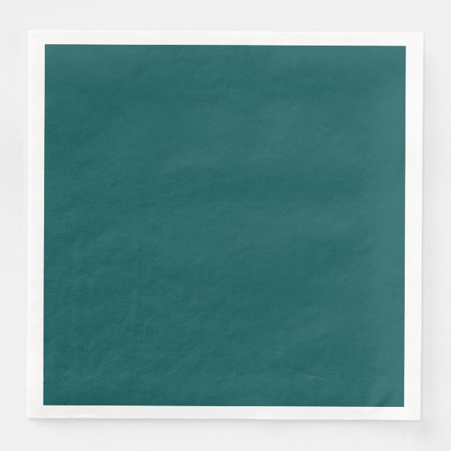  Dark Teal  (solid colour)  Napkin (Front)