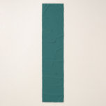 Dark Teal Solid Colour Scarf<br><div class="desc">Dark Teal Solid Colour. Modern Colour.</div>