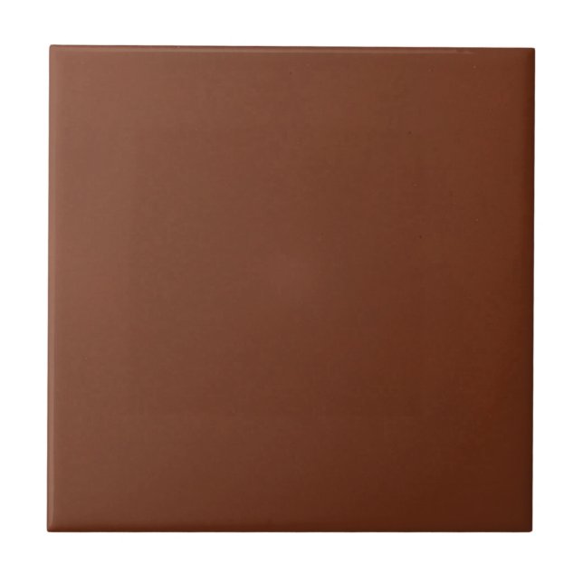 Dark Terracotta Ceramic Mix & Match Field Tile  (Front)