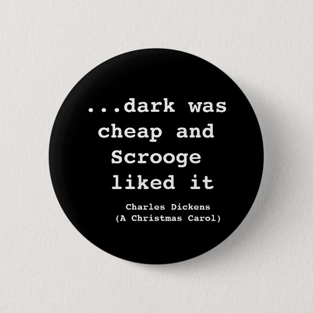 Dark-The Scrooge Collection 6 Cm Round Badge (Front)