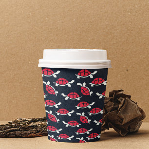 Dark Theme Tortoise Cartoon  Paper Cups