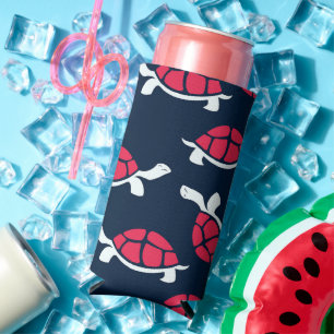 Dark Theme Tortoise  Seltzer Can Cooler