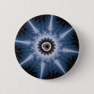 Dark thorns 6 cm round badge