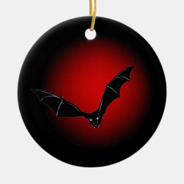 Dark Thoughts Bat Ornament (Front)