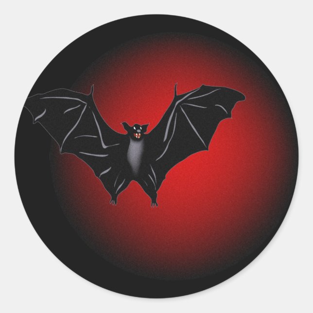 Dark Thoughts Classic Round Sticker (Front)