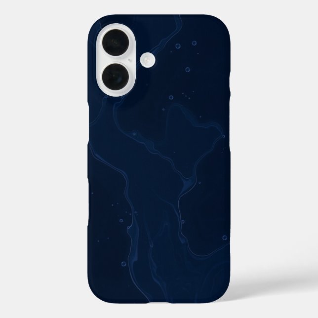 Dark Tides: A Monochrome Masterpiece Case-Mate iPhone Case (Back)