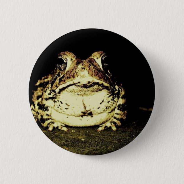 Dark Toad 6 Cm Round Badge (Front)