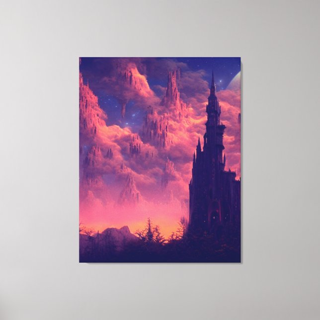 Dark tower Stretched Canvas Print (Front)