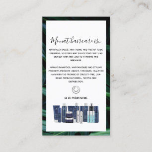 Dark Tropical Monat Wash Instructions Business Card