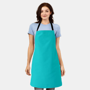 Dark Turquoise Solid Colour Apron