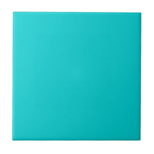 Dark Turquoise Solid Colour Tile
