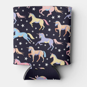 Dark Unicorn Fantasy: Magical Seamless. Can Cooler