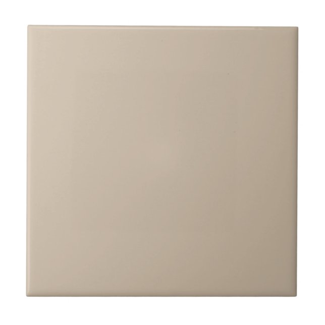 Dark Vanilla Solid Colour Tile (Front)
