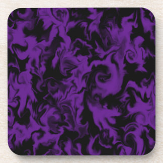 Dark Violet & Black mixed colour coaster