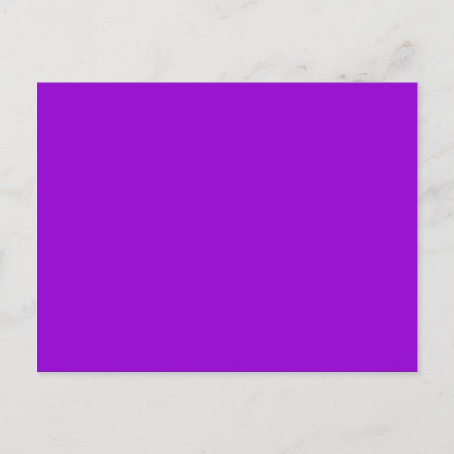 Dark Violet Color Background Postcard (Front)