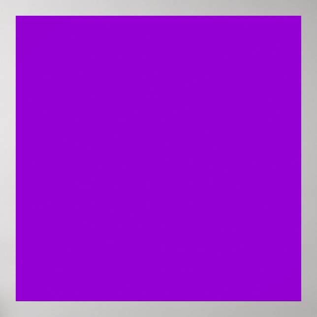 Dark Violet Colour Background Poster (Front)