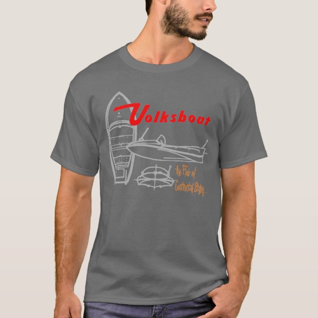 Dark Volksboat T-Shirt (Front)