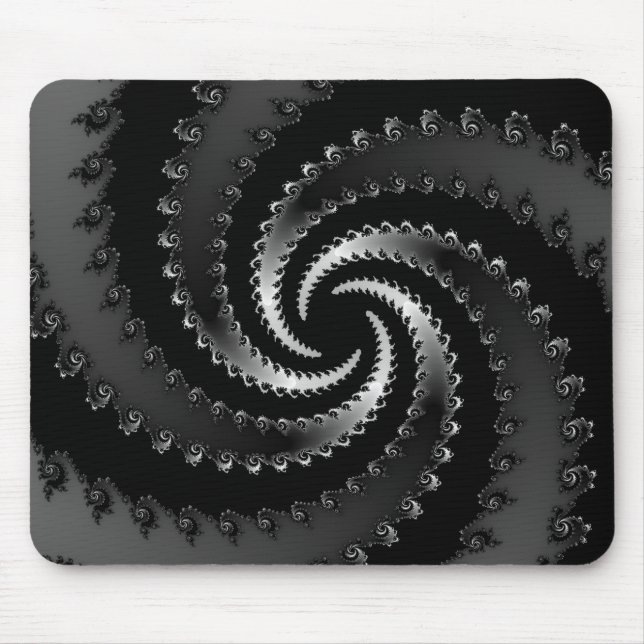 Dark Vortex Fractal Mouse Mat (Front)