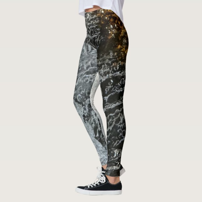 dark water splash leggings (Left)