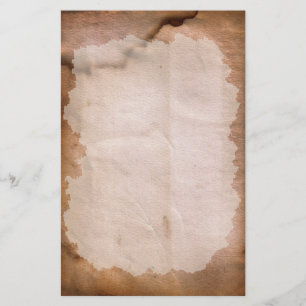 Dark water stained Stationery