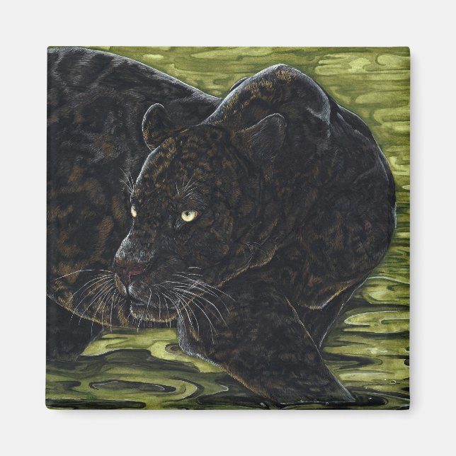 Dark Waters - Black Panther Magnet (Front)