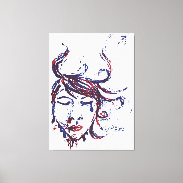 dark waters canvas print (Front)