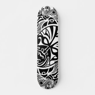 Dark Waters Mask Ocean Horror Skate Art Skateboard