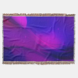 Dark Wave Throw Blanket