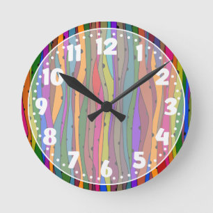 Dark Waves Clock